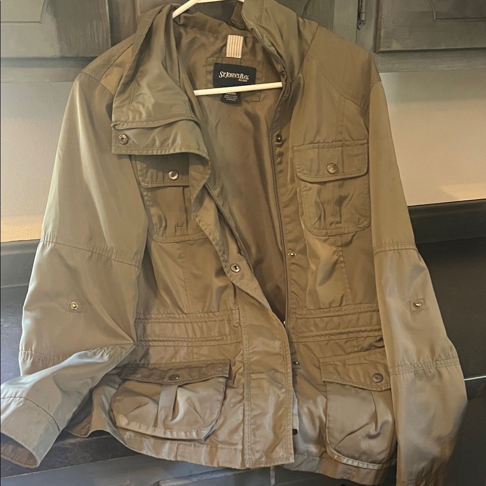 St. John's Bay Olive Utility Jacket
